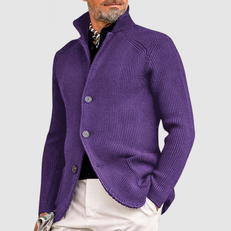 WW | Herren Freizeitjacke mit Knöpfen - Lange Ärmel