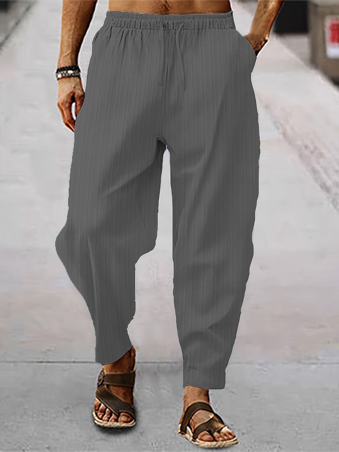 WW | Striped Men's Casual Summer Pants