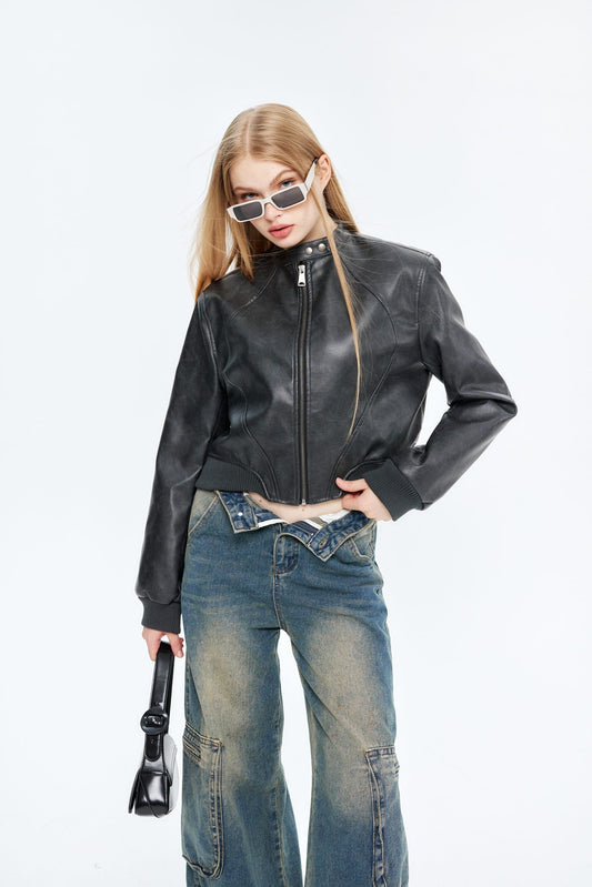 WW | Luxuriöse Lederjacke für Frauen