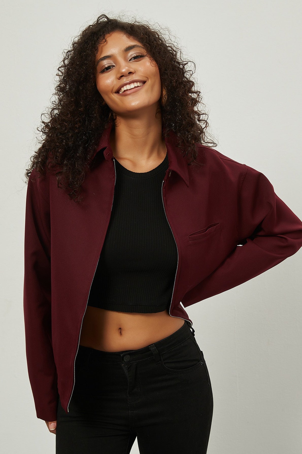 WW | Up-Kragen Freizeitjacke