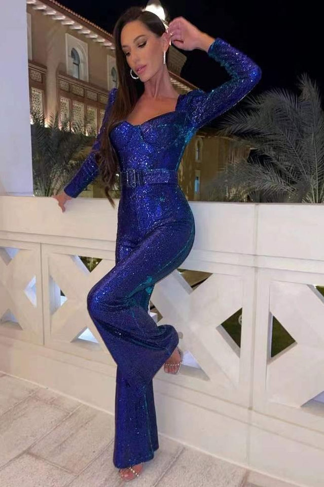 WOLF Marissa Sequin Jumpsuit