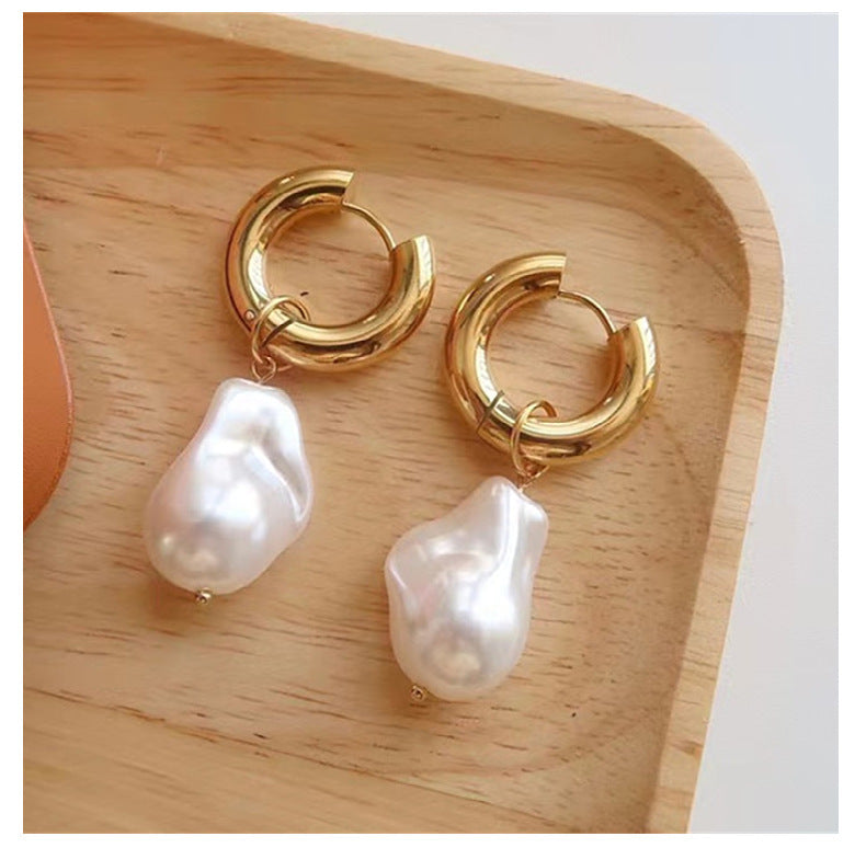 WW | Baroque Pearl Earrings