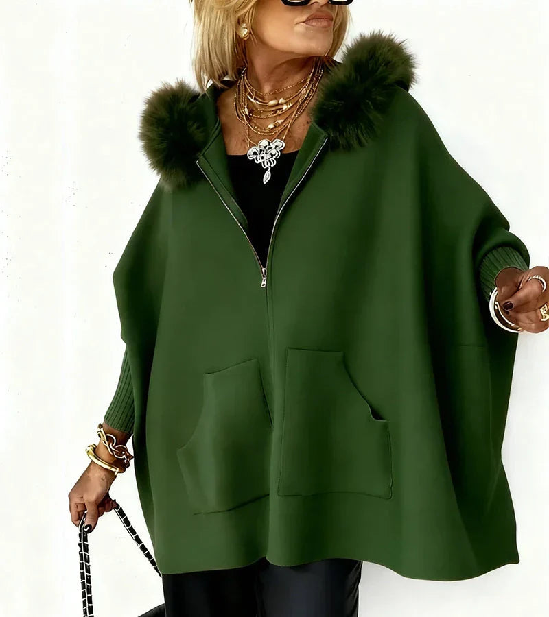 WW | Casual Hooded Jacket with Luxurious Fur Collar