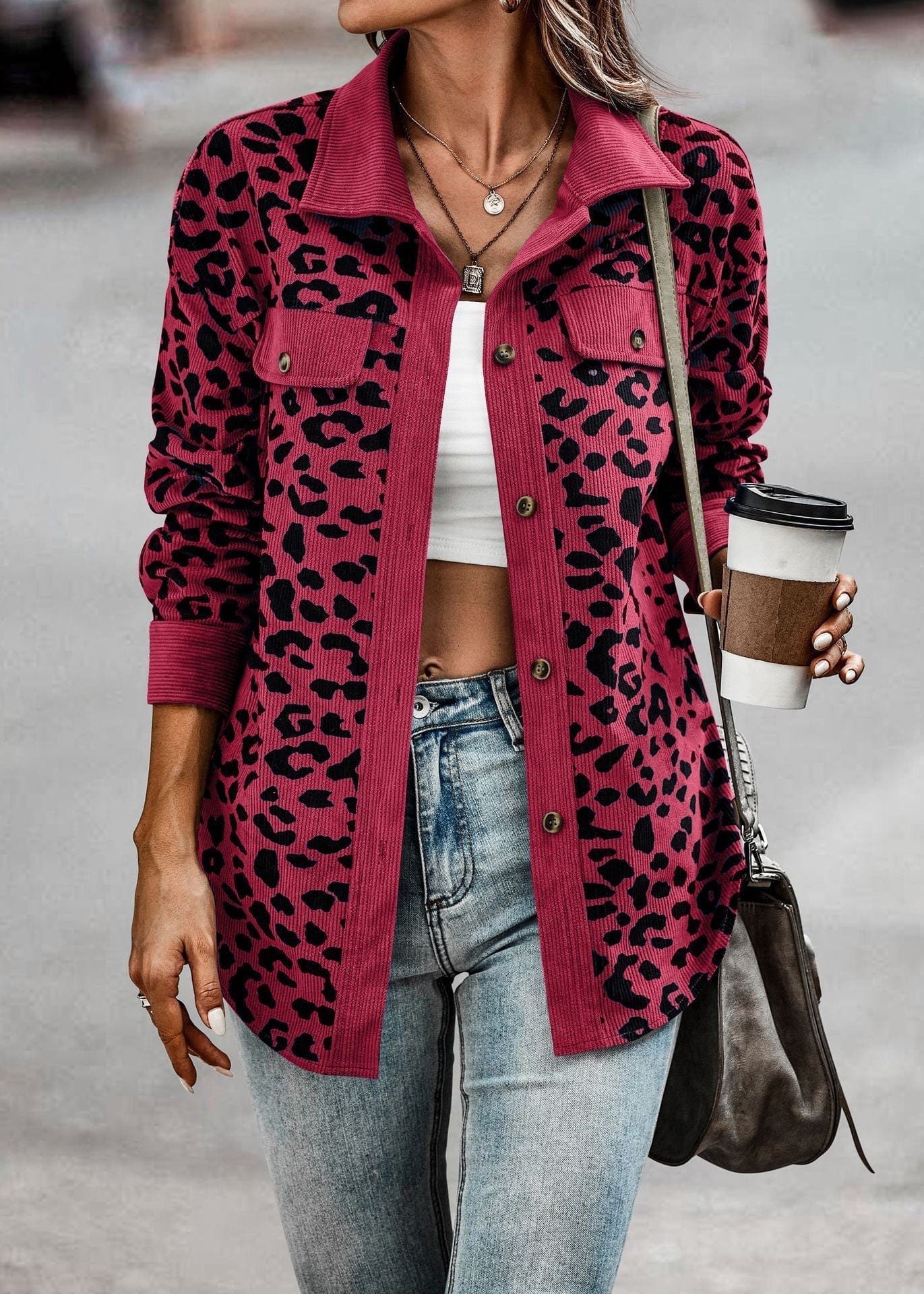 WW | Leopard print jacket for women