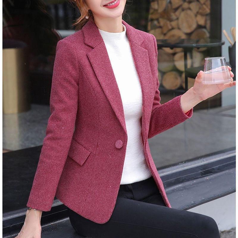 WW | Blazer - Strukturierte Eleganz - Wollmischung - Büro- und Freizeitkleidung