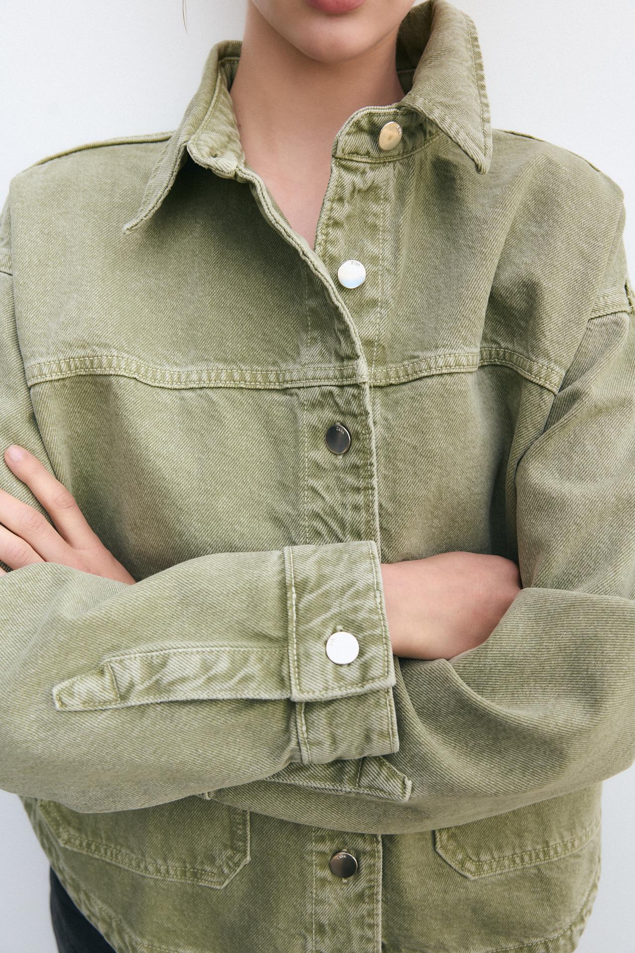 WW | Classic khaki denim jacket for everyday style