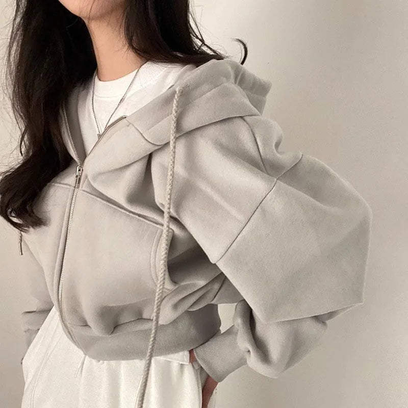 WW | Stylish Short Hoodie