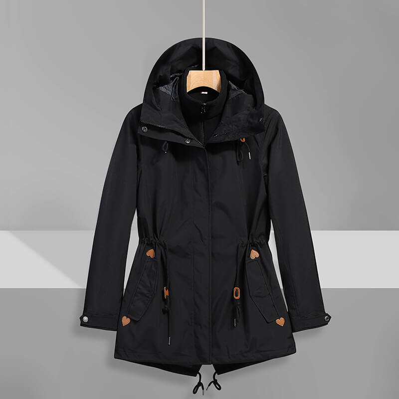 WW | Hooded Rain Jacket - Adjustable Fit - Lightweight Design - Outdoor Essential