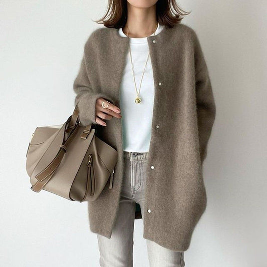 WW | Airy Khaki Summer Jacket with Timeless Appeal