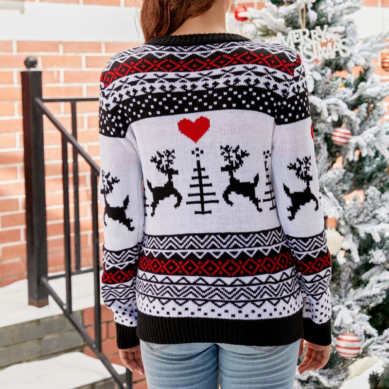 WW | Knitted jumper with Christmas pattern