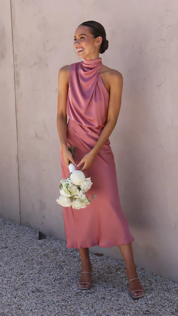 WW | Glänzendes Maxikleid
