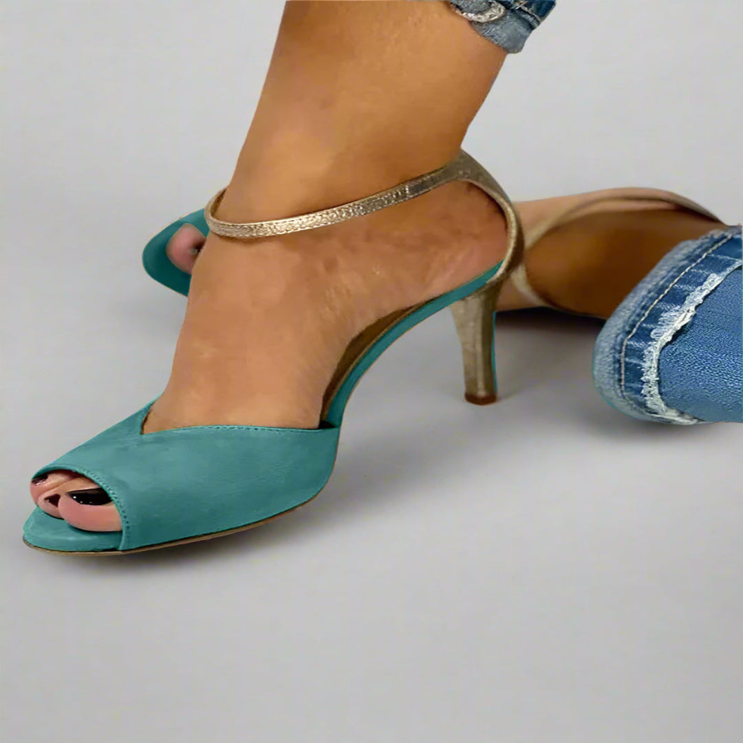 Camilla™ | Shiny High Heels with Comfort Straps
