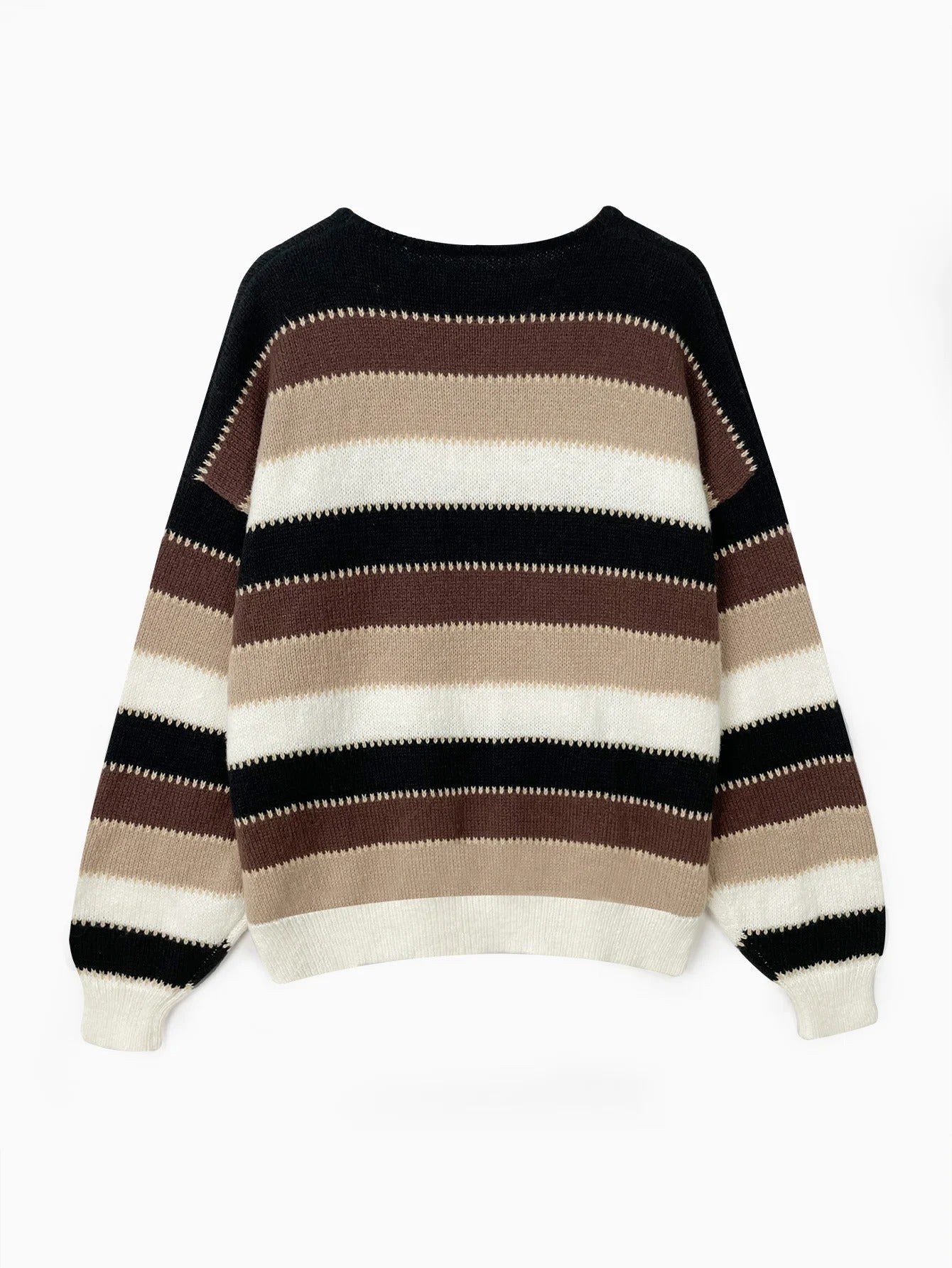 WW | Gestreifter Strickpullover