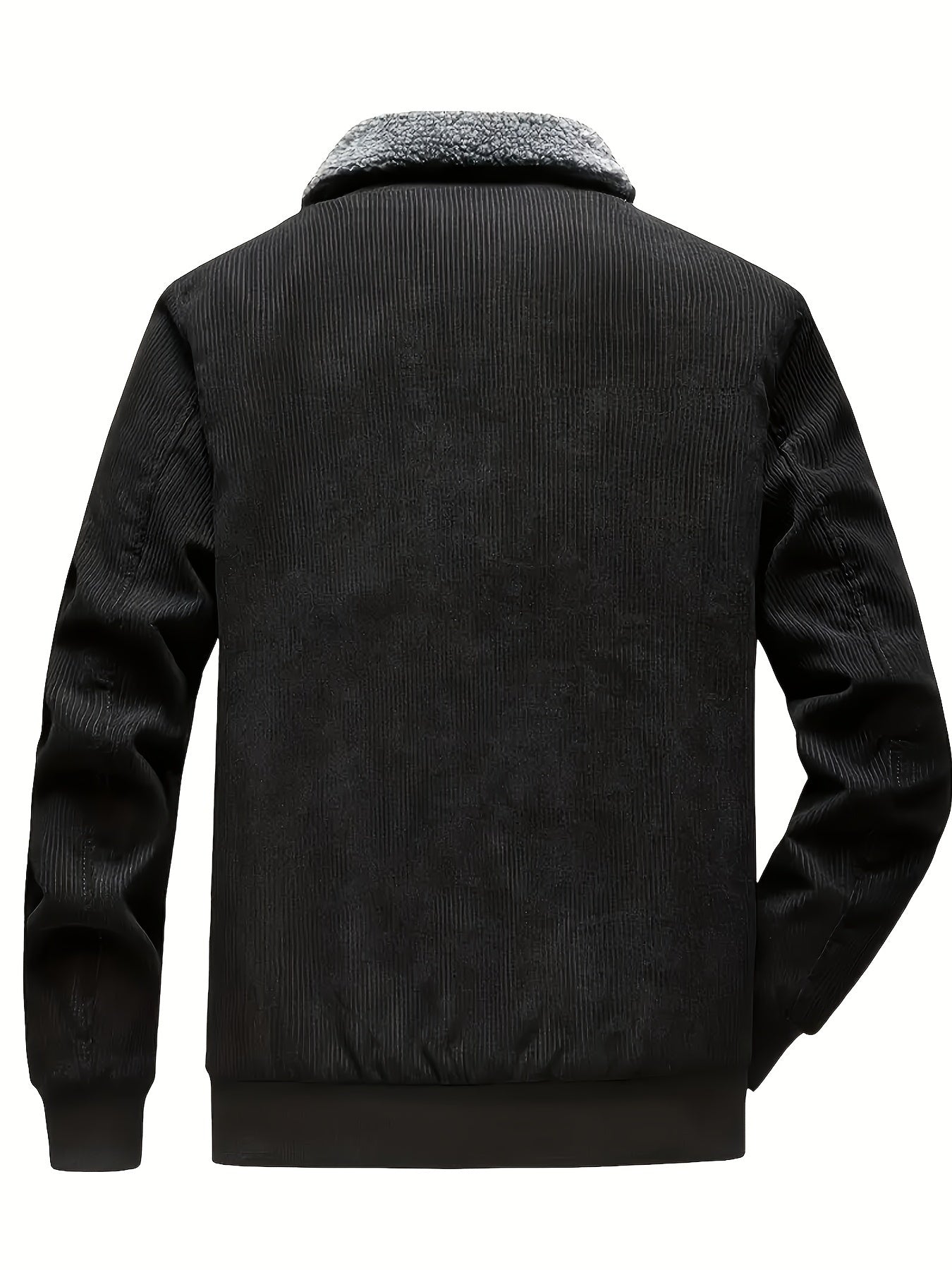 WW |  Mit Etikett Patch Fleece Gefütterte Winterjacke Für Herren - Ideal für Winter