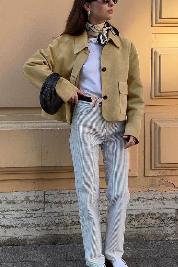 WW | Wildleder Fashionjacke