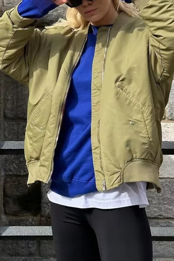 WW | Bomber Loose Biker Jacket