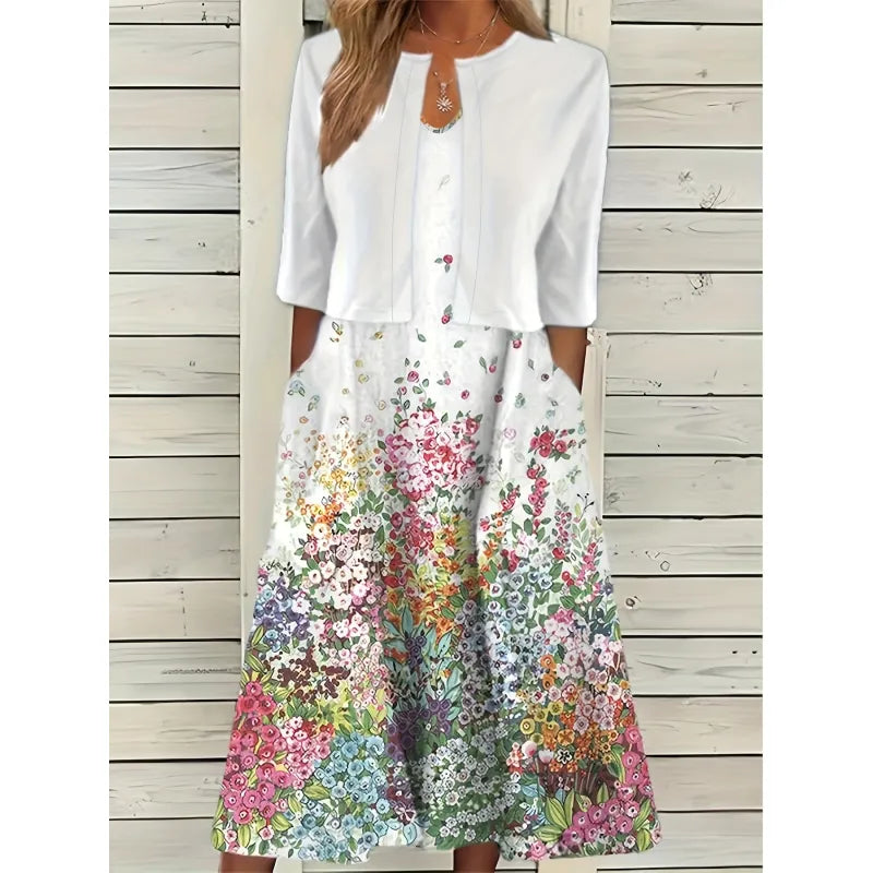 Colette | Elegant Two-Piece Floral Set