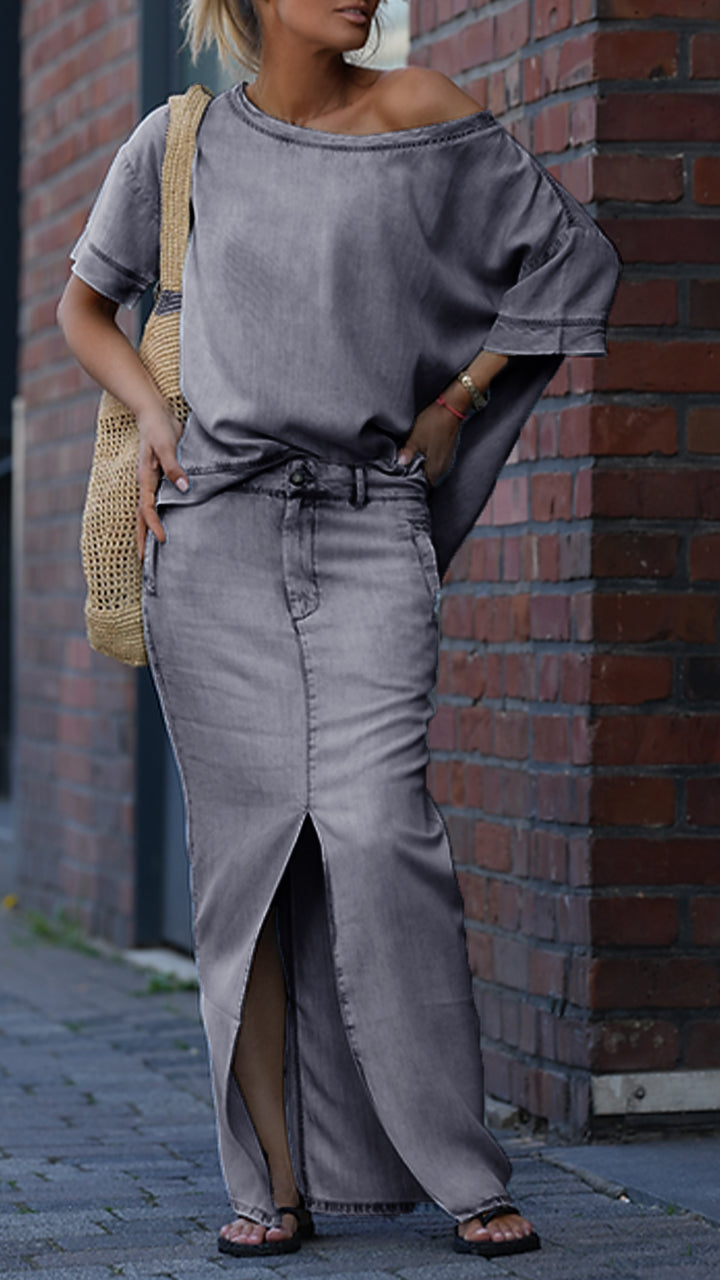 Amora™ | Casual Denim Suit