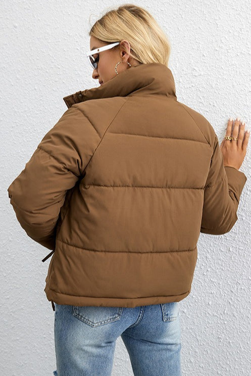 WW | Stand Collar Loose Puffer Jacket