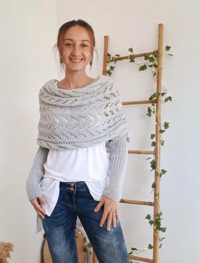 WW | Scarf - elegant women's woven wrap