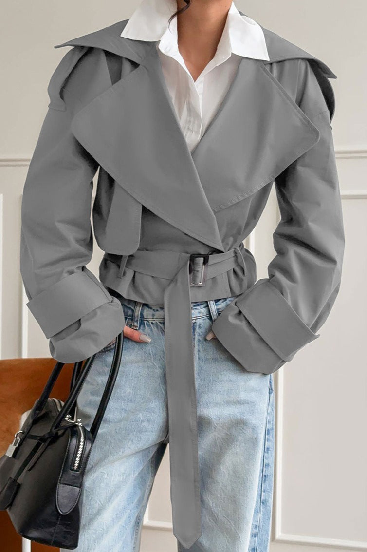 WW | Collar Long Sleeve Jacket