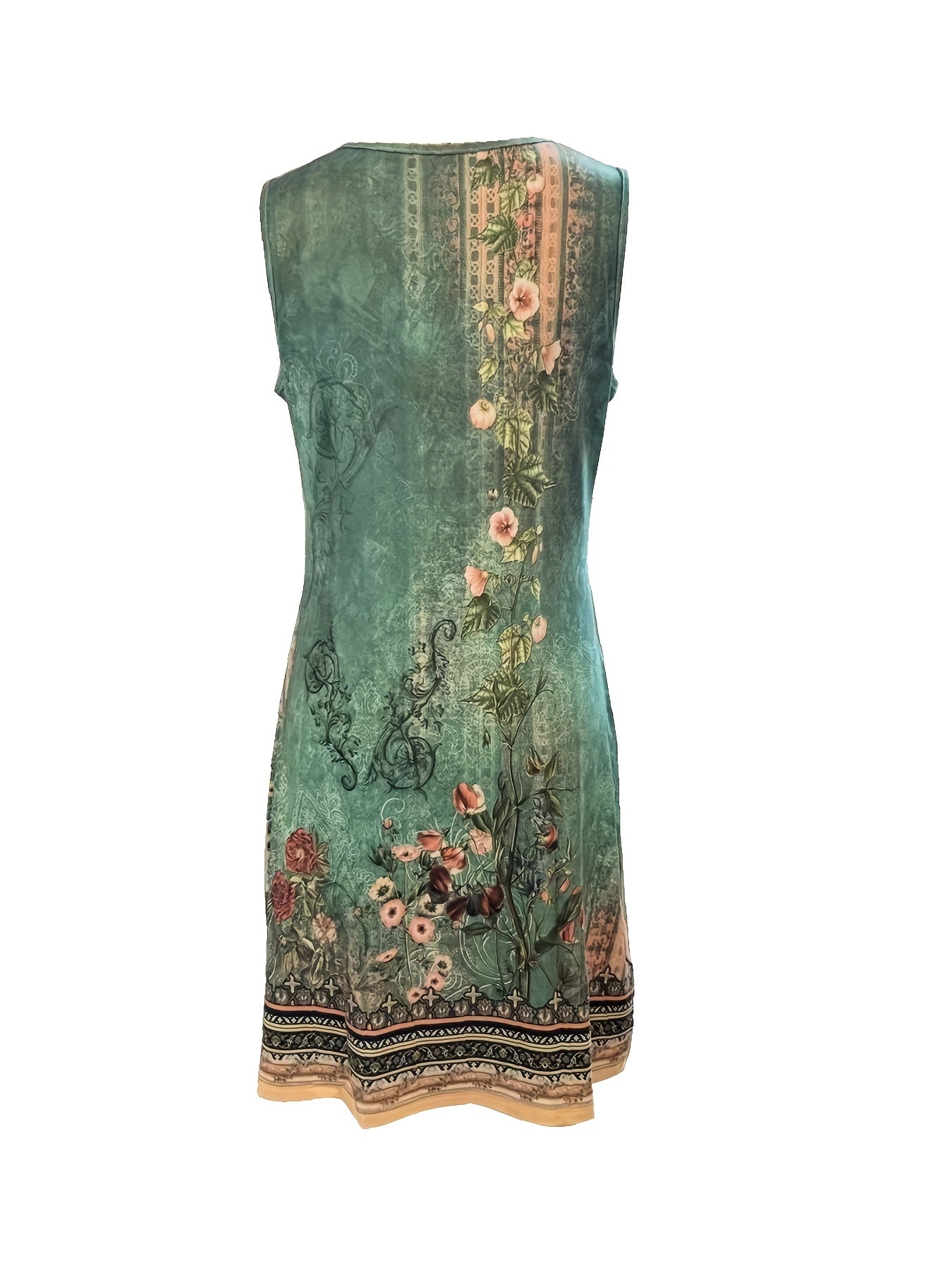 Floral V-neck dress
