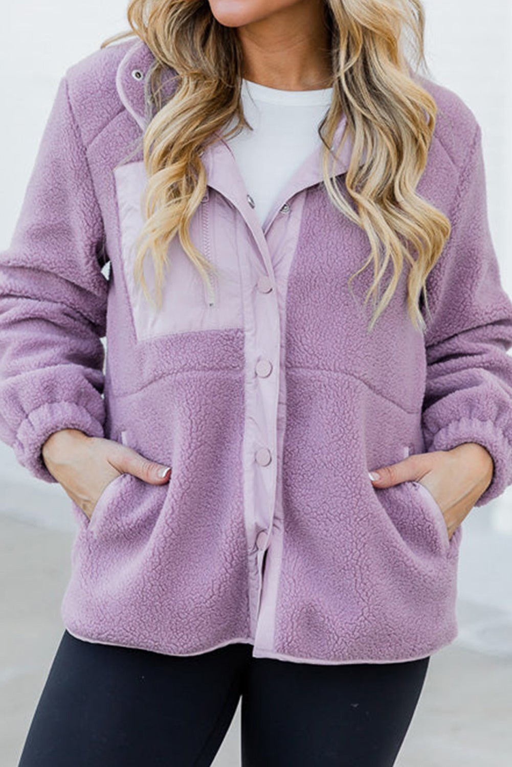 WW | Sherpa Jacke - Warme & Weiche Textur - Polyester Mischung - Alltagsoberbekleidung