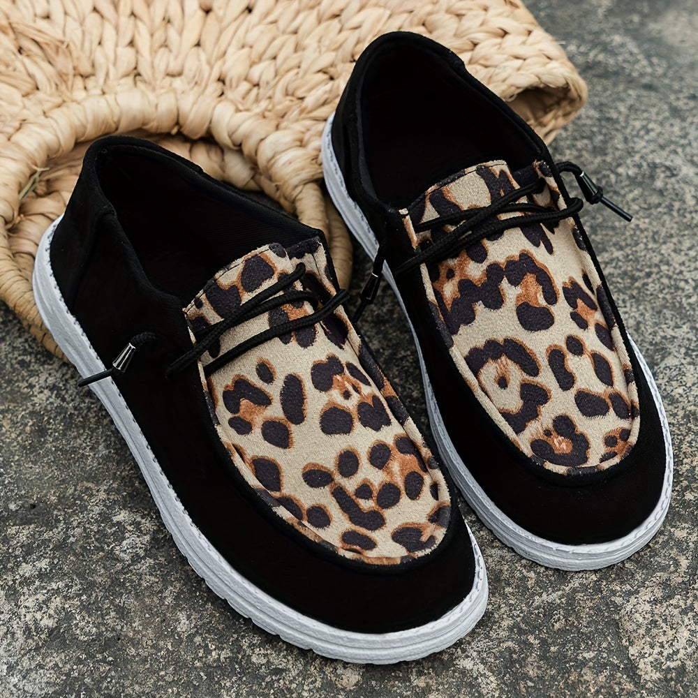 Isla – Leisure Shoes with Leopard Print