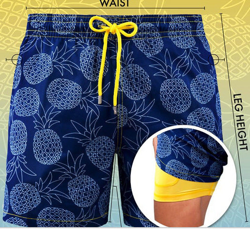 WW | Doppellagige Strandshorts Für Herren