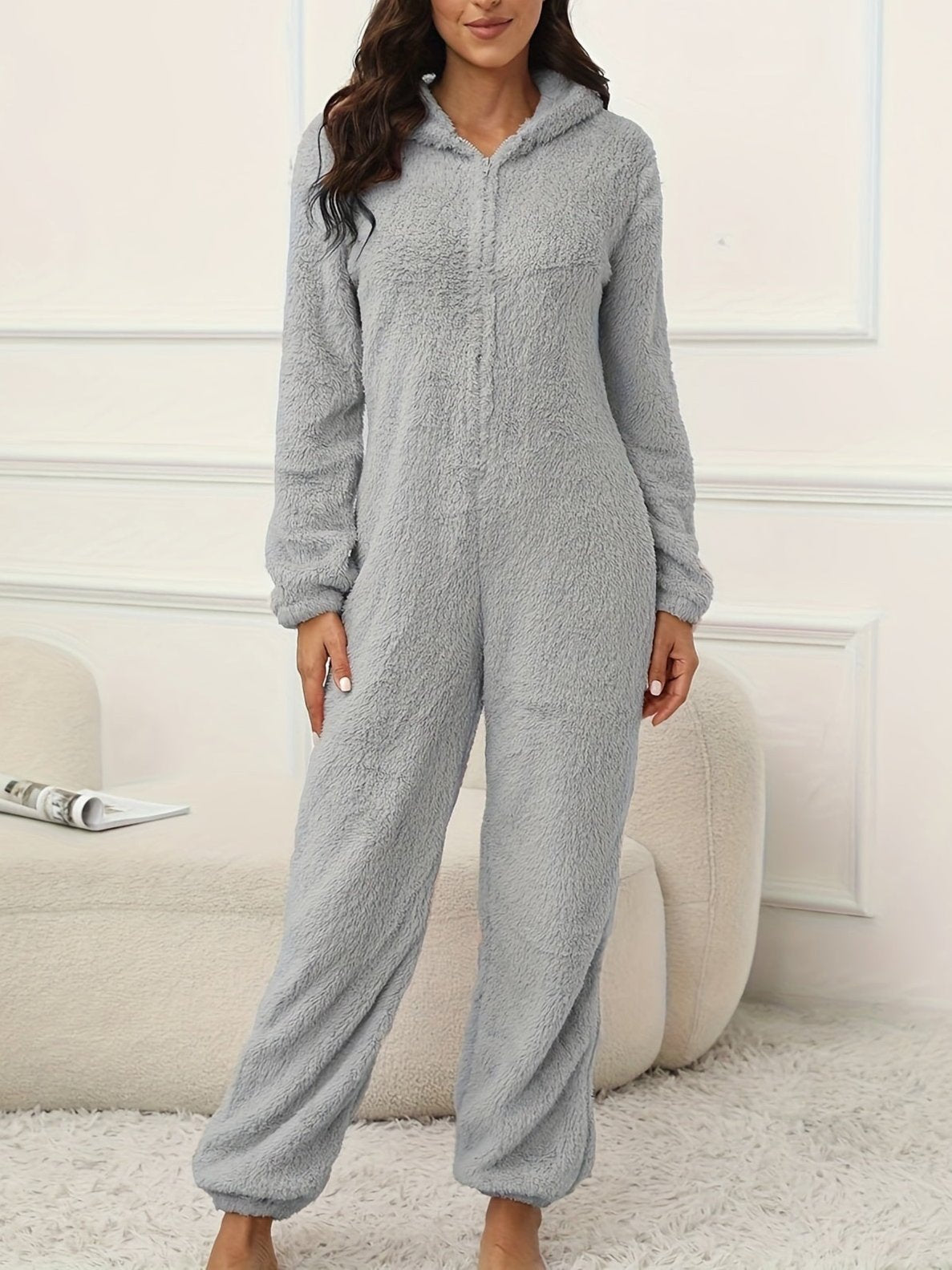 WW | Hooded Lounge Jumpsuit For Stylish Winter Comfort For Women