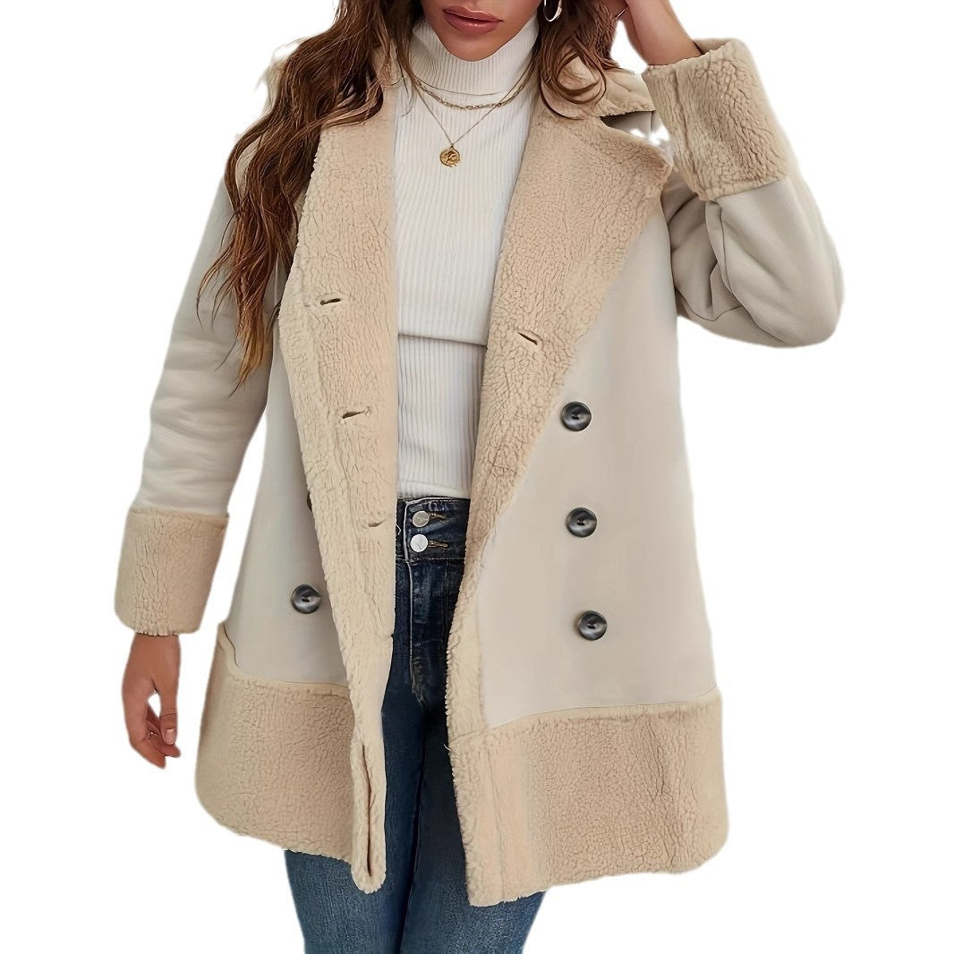 WW | Warmer Wintermantel für Frauen mit warmem Teddyfutter