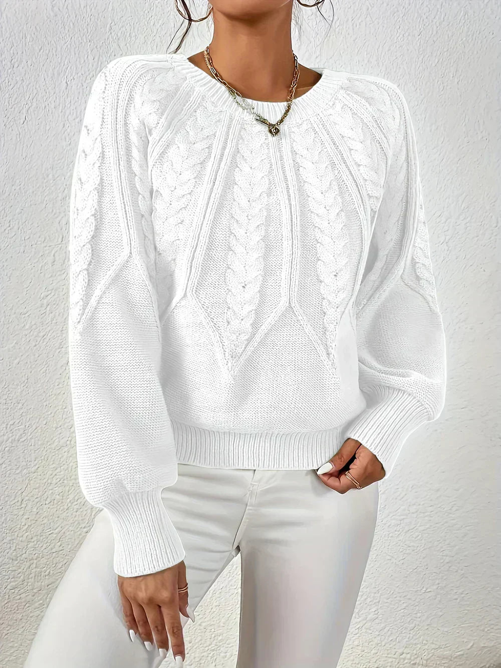 WW | Kabelstrickpullover