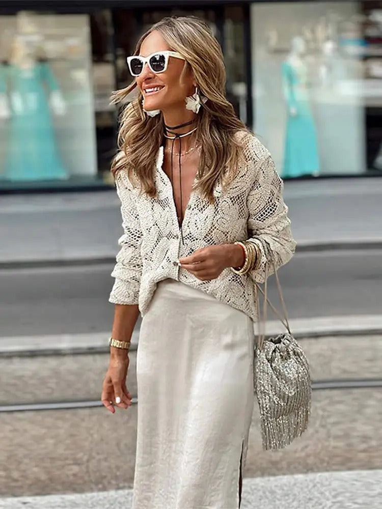 WW | Hand-crocheted cardigan