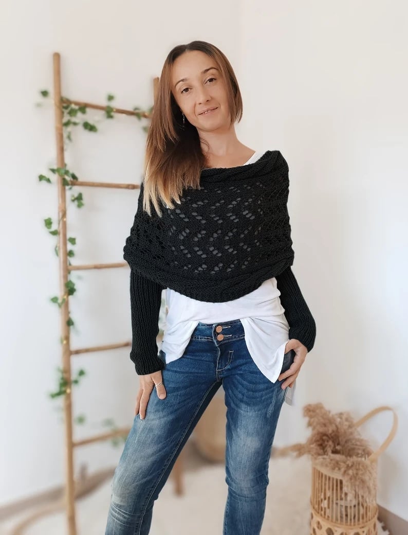 WW | Scarf - elegant women's woven wrap