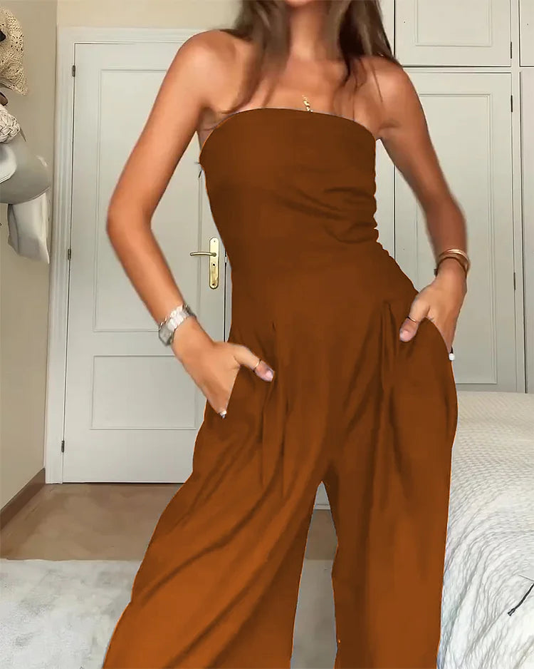 WW | Elegant Off-Shoulder Jumpsuit for Women