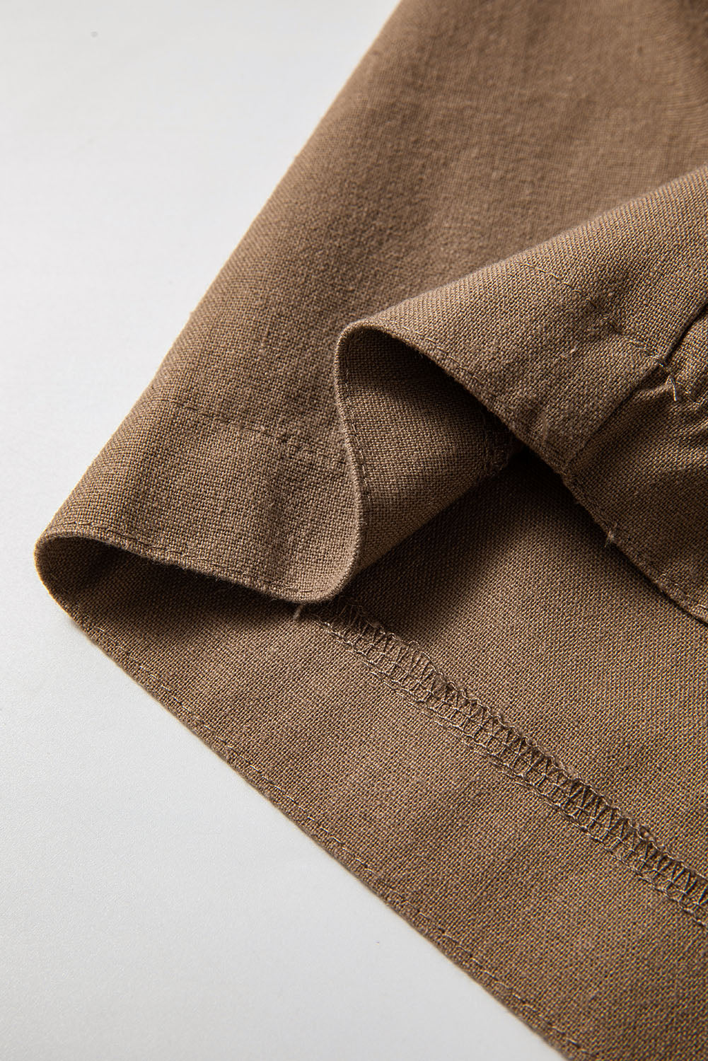 WW | Palm Cotton Linen Wide Leg Trousers For Women
