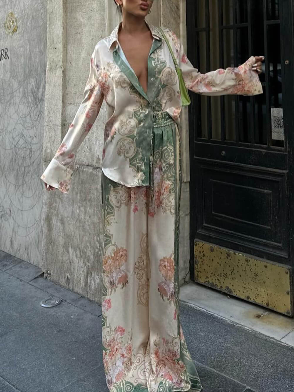 Elvara™ | Baroque Satin Set