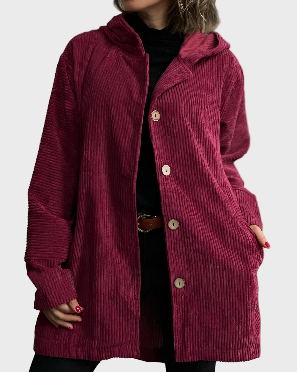 WW | Jacket with Hood and Buttons