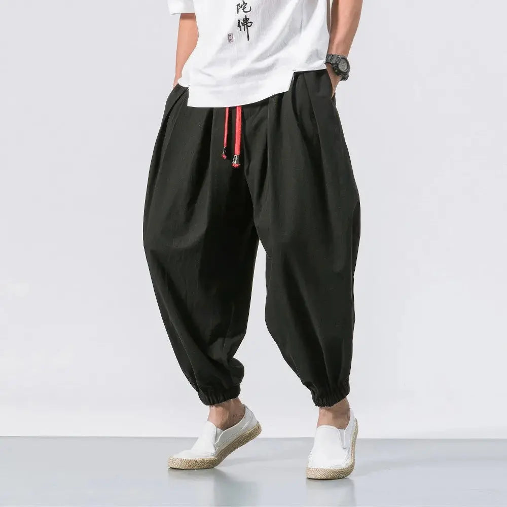 WW | Men's Linen Loose Harem Pants