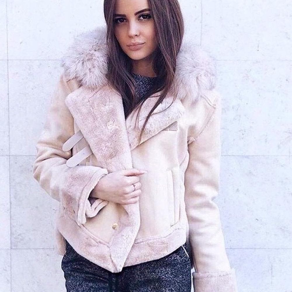 WW | PRECIOSA SUEDE-JACKE MIT KUNSTLEDER