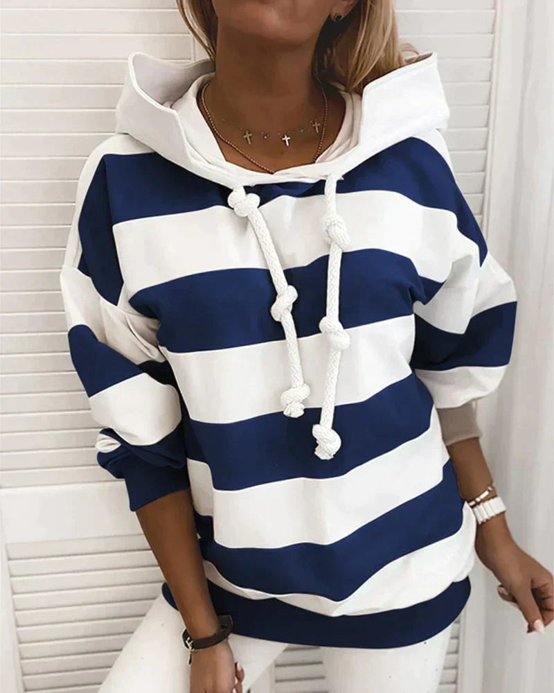WW | Damen Hoodie mit Streifen