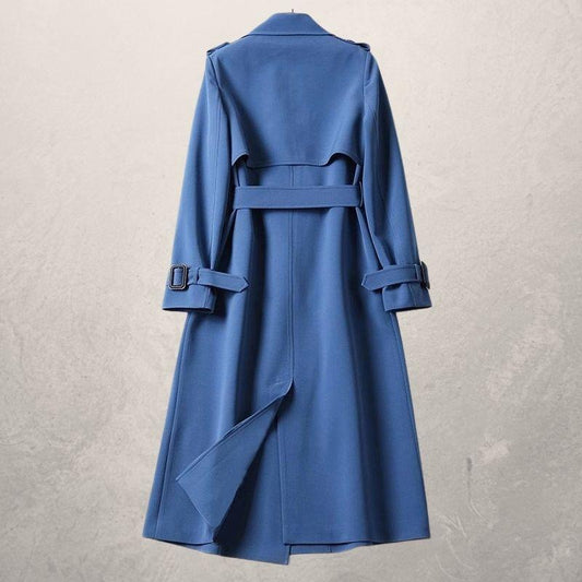 WW | Trenchcoat Doppelreiher Taillengürtel Sturmklappe Verstellbare Bündchen