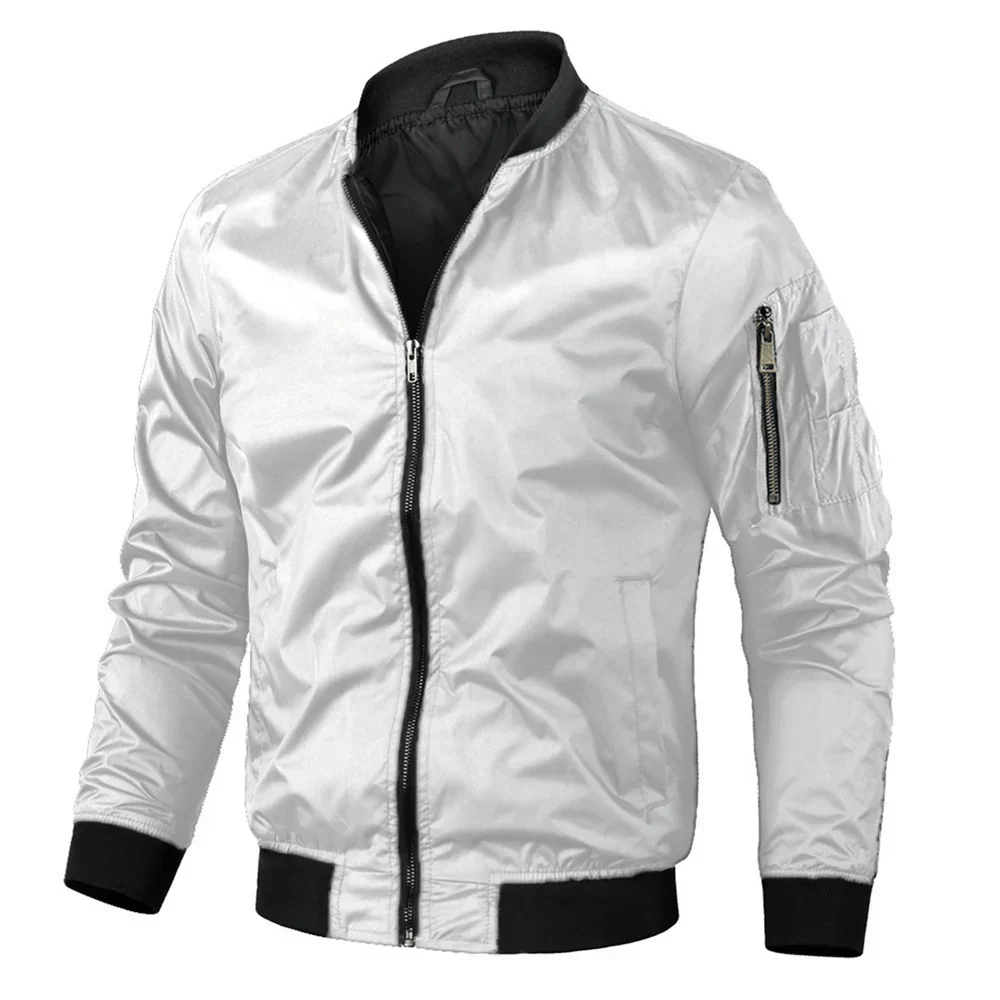 WW | Men's Casual Zip Bomber Jacket