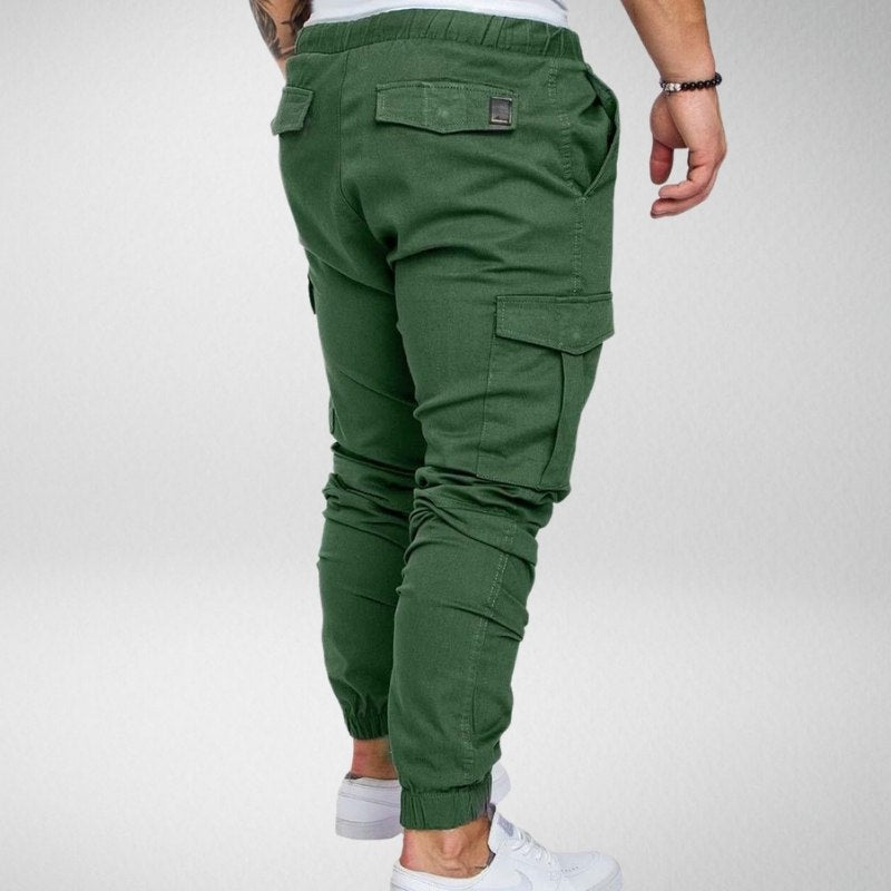 WW | Trousers with Elastic Waistband and Large Side Pockets