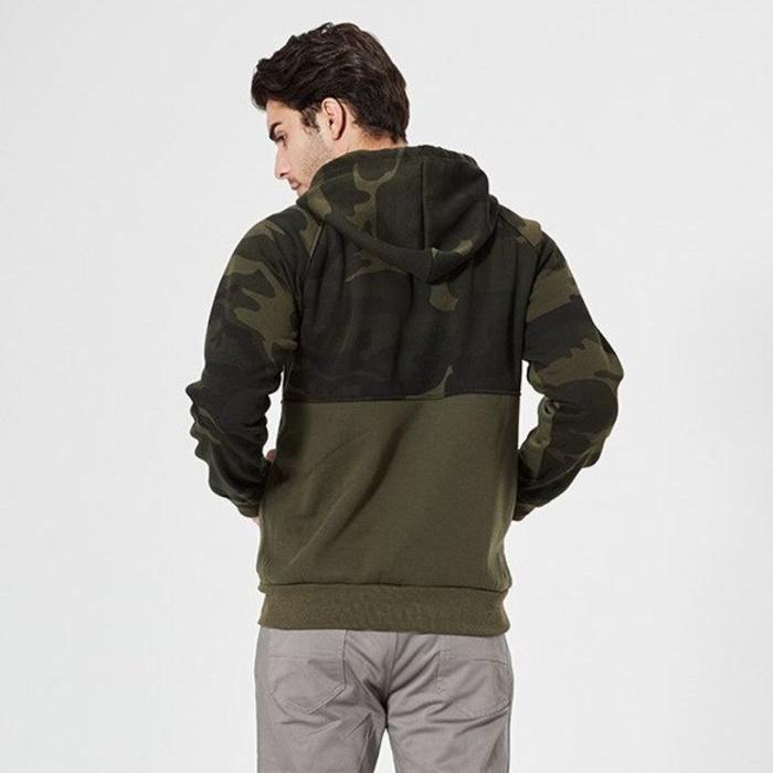 WW | Modischer Camouflage Kapuzenpullover