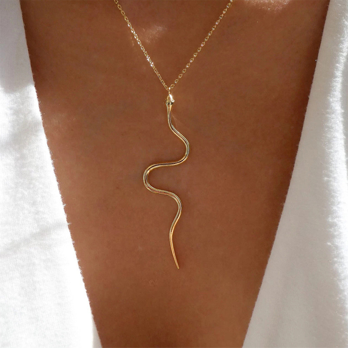 WW Mode Vintage Snake Necklace