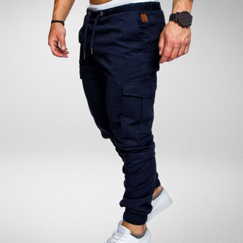 WW | Trousers with Elastic Waistband and Large Side Pockets