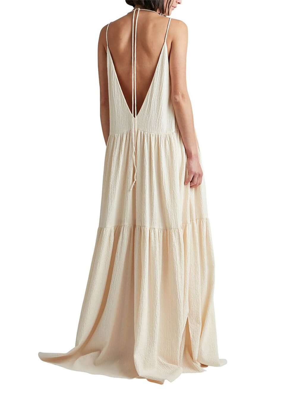 Heide – Lockeres Maxikleid mit Trägern