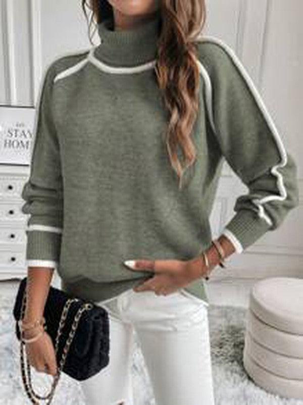 WW |  Pullover - Elegant - Wärm gfutteret, Luxuriöss Material - Ideal für Winter für Damen