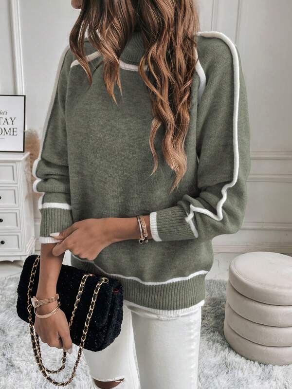 WW |  Pullover - Elegant - Wärm gfutteret, Luxuriöss Material - Ideal für Winter für Damen